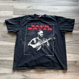 Authentic Zach Bryan Quitting Time Tour Tee Size XL